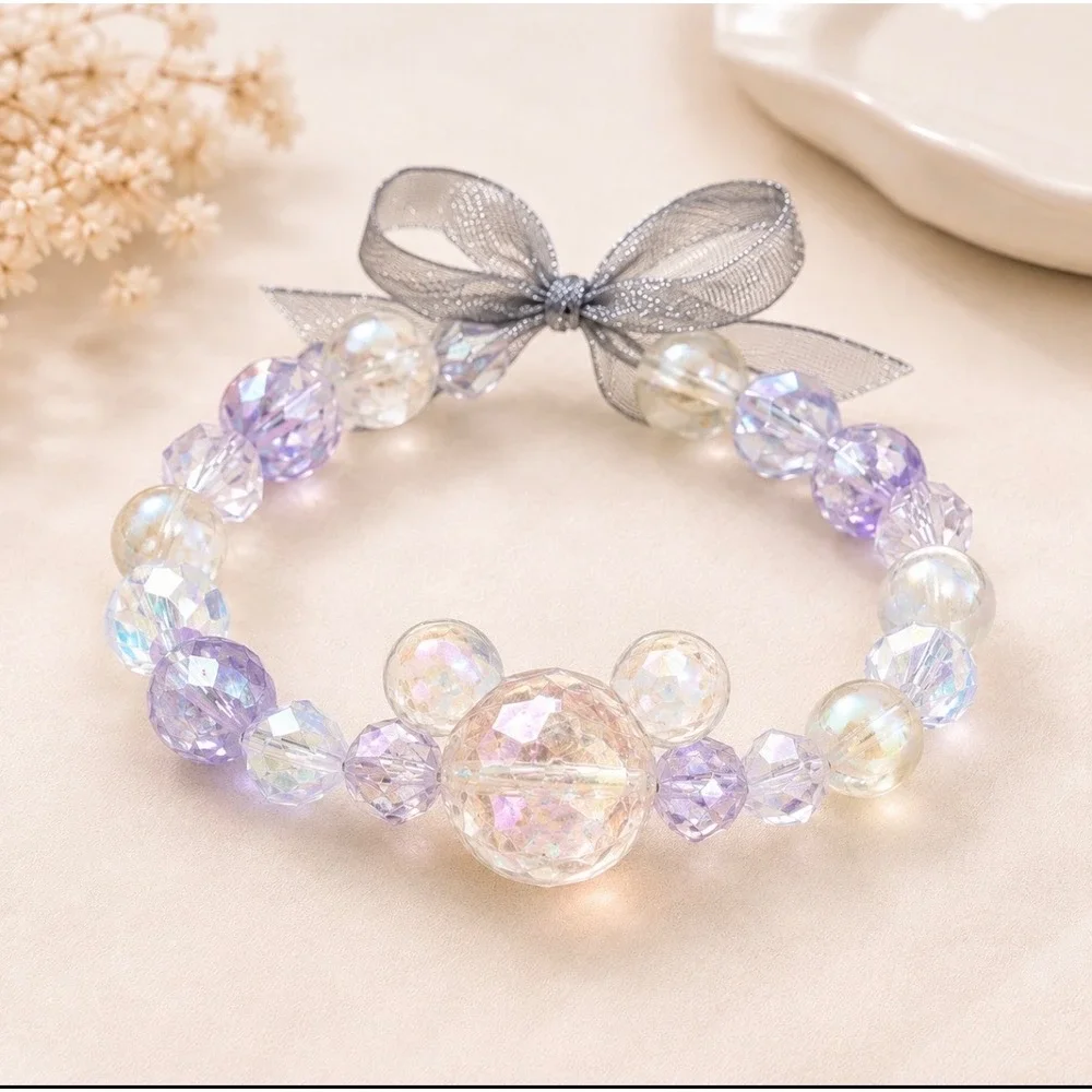 Disney Parks Walt Disney World 50th Anniv Mickey Mouse‎ Iridescent Bracelet